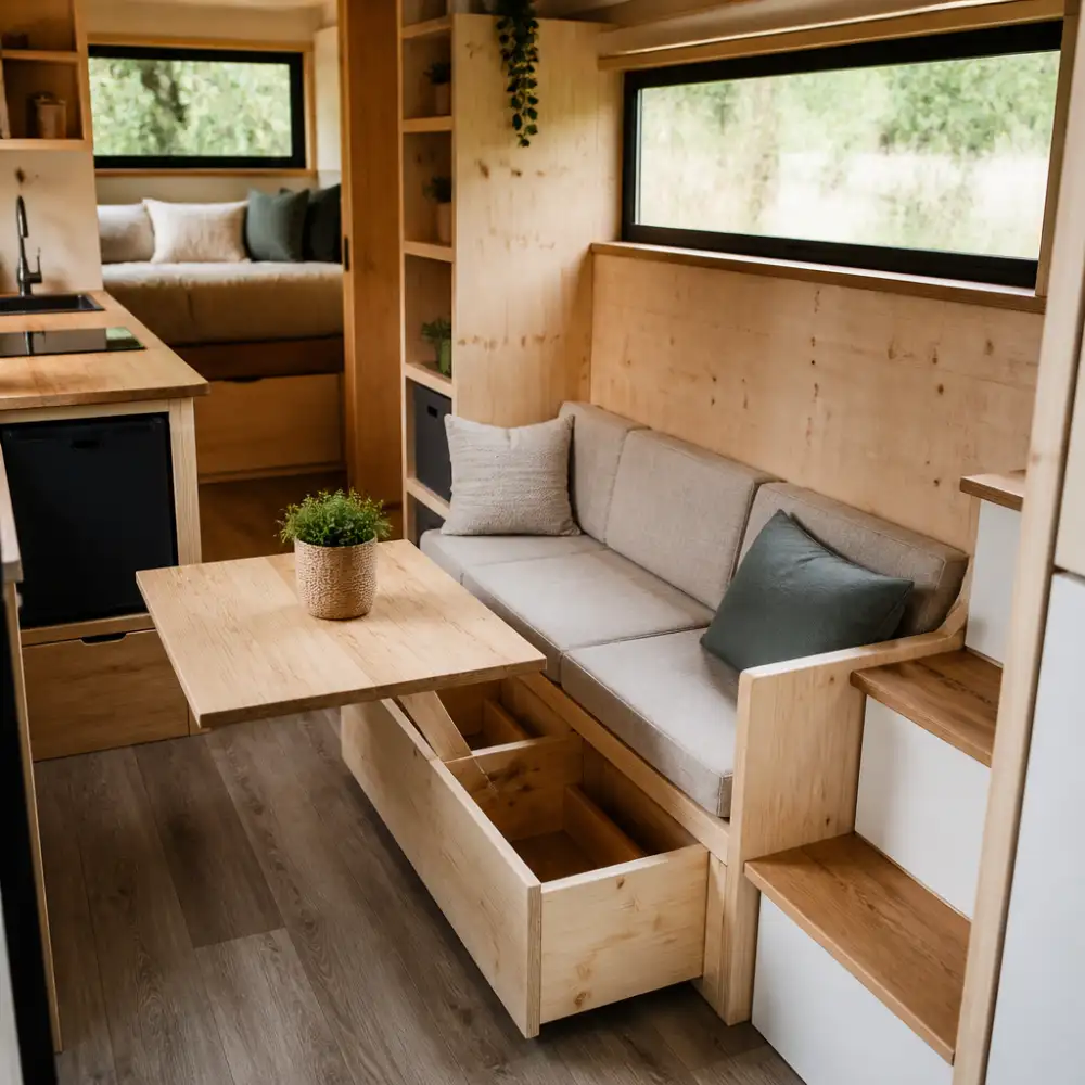 tiny house interiér