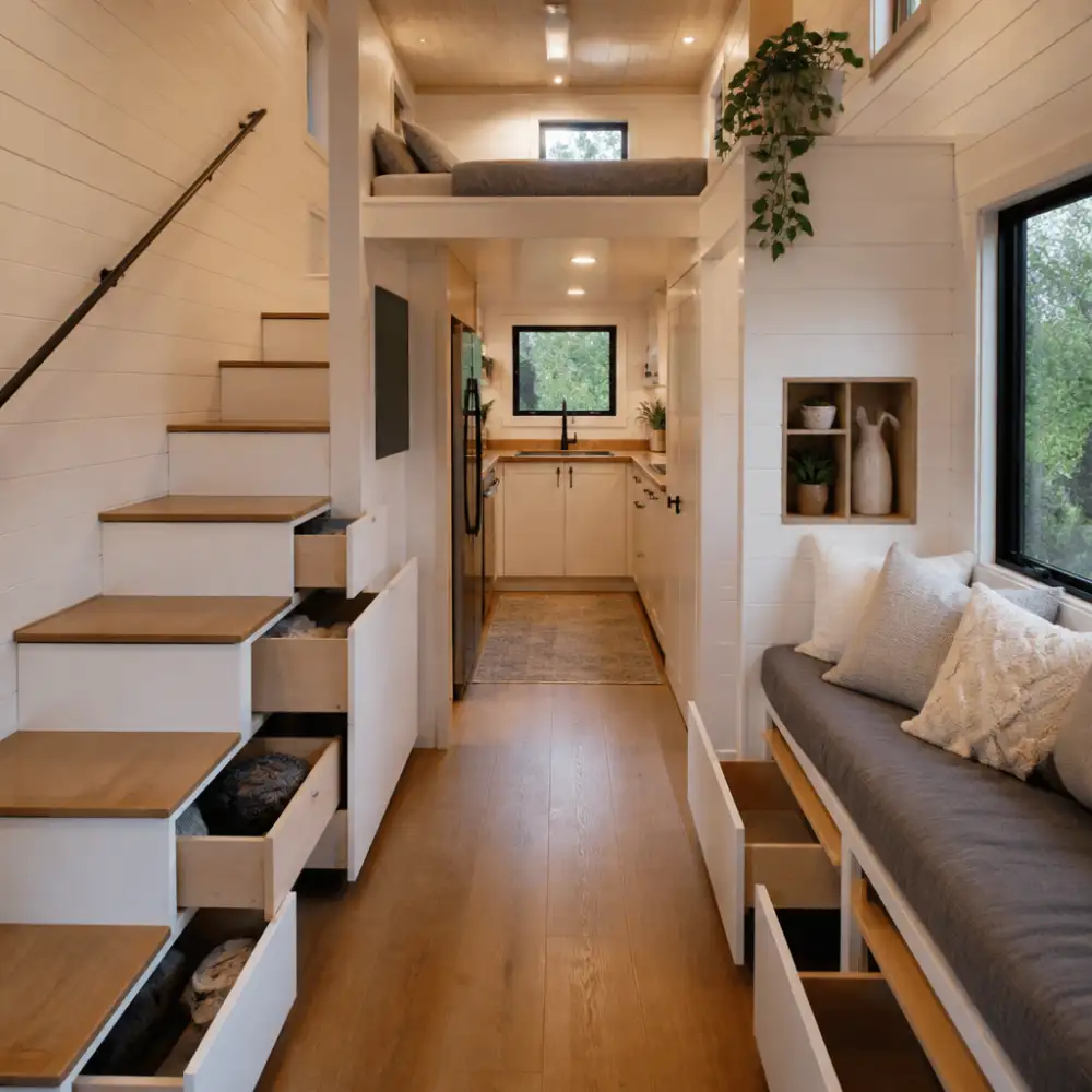 tiny house interiér
