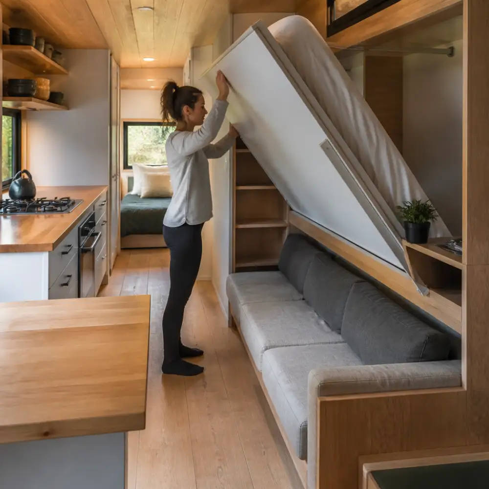 tiny house interiér