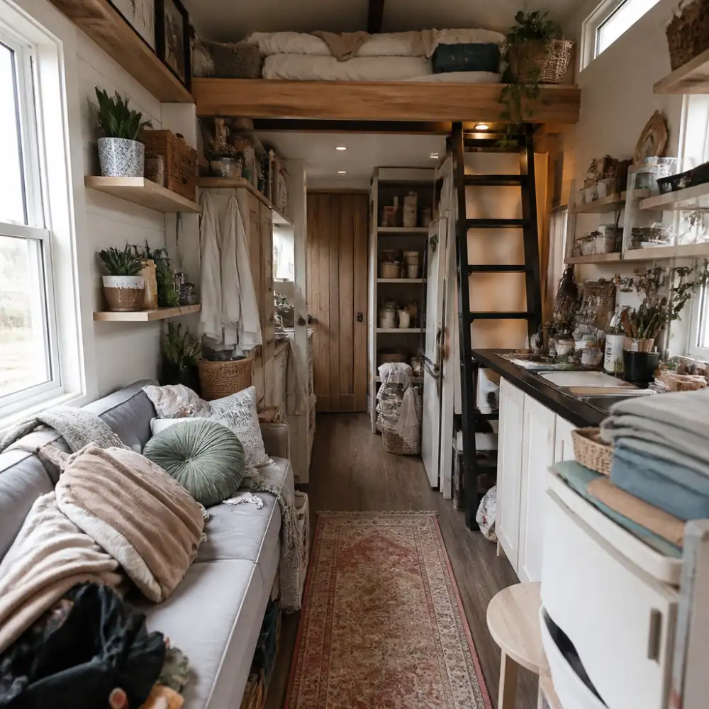 tiny house interiér